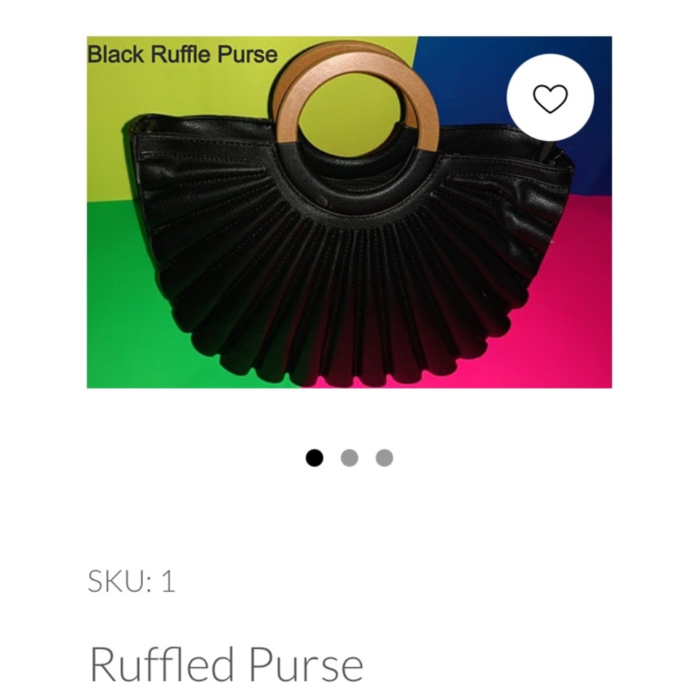 Ruffled Purse